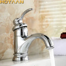 GobekUsa 6" Antique Brass Basin Faucet Water Mixer Tap - YT-5065