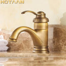 GobekUsa 6" Antique Brass Basin Faucet Water Mixer Tap - YT-5065