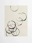 GobekUsa 6 Black & Beige Abstract Canvas Poster Prints