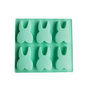 Mint green bunny tooth silicone mold kitchen baking tool by Decorbites