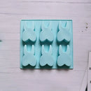 Mint green bunny tooth silicone mold kitchen baking tool by Decorbites