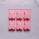Mint green bunny silicone mold kitchen tooth silicone baking tool by Decorbites