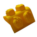 Yellow swiss cheese silicone ice cream mold kitchen party tray by Decorbites