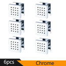 GobekUsa 6-Piece Body Shower Massage Jets for Bathroom SPA Experience