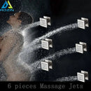 GobekUsa 6-Piece Body Shower Massage Jets for Bathroom SPA Experience