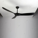 GobekUsa 60" Solid Wood DC Ceiling Fan with Remote Control