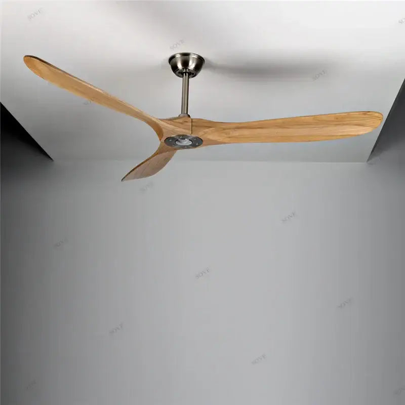 GobekUsa 60" Solid Wood DC Ceiling Fan with Remote Control, photo 10 of 12