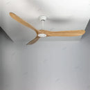 GobekUsa 60" Solid Wood DC Ceiling Fan with Remote Control