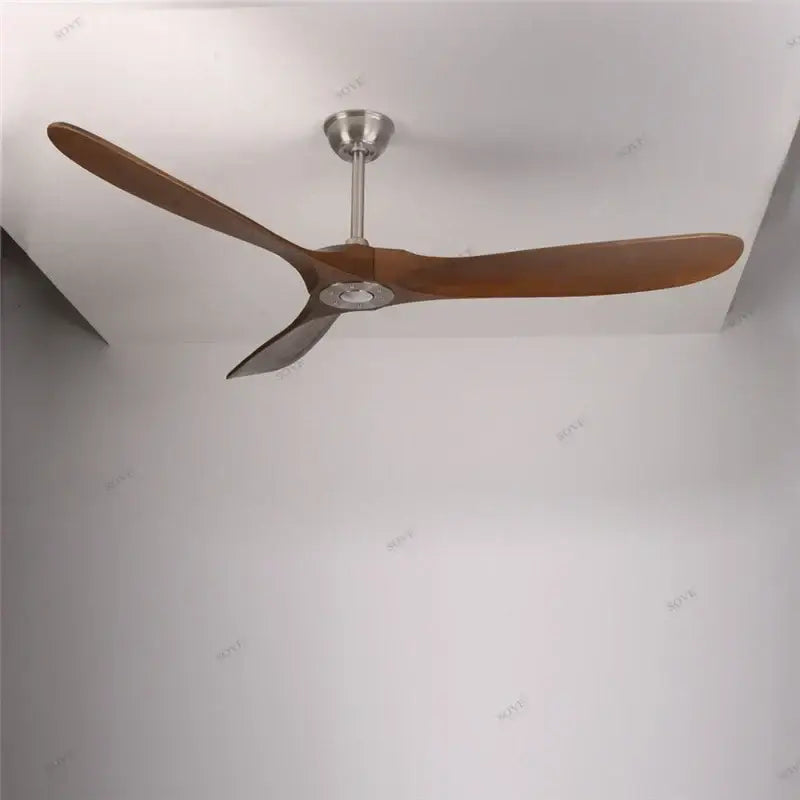 GobekUsa 60" Solid Wood DC Ceiling Fan with Remote Control, photo 7 of 12