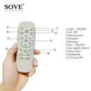 GobekUsa 60" Wood Ceiling Fan Remote Control Living Room Dining Loft DC Fan 220V