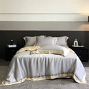 GobekUsa 600TC Lyocell Eucalyptus Fiber Bedding Set: Duvet Cover, Bed Sheet, Pillowcases