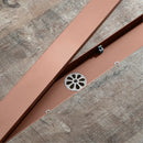 GobekUsa 60cm Rose Gold Bathroom Floor Drain Strainer, Deodorant Conceal Shower Drain