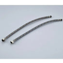 60cm stainless steel braided plumbing hose pair kitchen supply lines by Decorbites