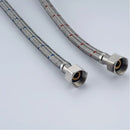 60cm stainless steel braided plumbing hose pair kitchen supply lines by Decorbites