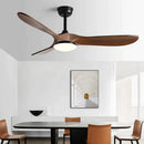 GobekUsa 60Inch Ceiling Fan with Remote Control, LED Light - 3 Blade DC 30W Copper Motor