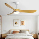 GobekUsa 60Inch Ceiling Fan with Remote Control, LED Light - 3 Blade DC 30W Copper Motor
