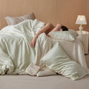 GobekUsa 60S Rayon Silk Bedding Set | Solid Color | Summer Cooling | Twin-King