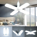 Modern white 4 blade led ceiling fan light kitchen decor by Decorbites