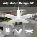 Modern white 4 blade led ceiling fan light kitchen decor by Decorbites