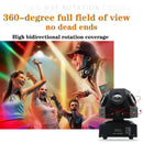 GobekUsa 60W Moving Head Strobe Beam Laser Light Projector DJ Disco Lights