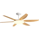 GobekUsa 63" DC Indoor Ceiling Fan Light New Style Strong Winds Chandelier