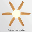 GobekUsa 63" DC Indoor Ceiling Fan Light New Style Strong Winds Chandelier