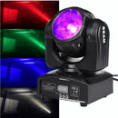 GobekUsa 65W RGBW 4in1 Beam Moving Head Light Super Bright DJ Spot Eco DJ Light