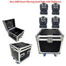GobekUsa 65W RGBW Beam LED Moving Head Light for Super Bright Disco Party