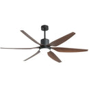 GobekUsa 66" Ceiling Fans Light & Remote Control 6 Blades - 110-240V - Hanging Fan