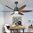 GobekUsa 66" Ceiling Fans Light & Remote Control 6 Blades - 110-240V - Hanging Fan
