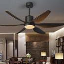 GobekUsa 66" Nordic Industrial Ceiling Fan with LED Light and Remote Control