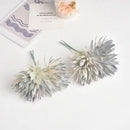 Pastel silk mini handmade bouquet wedding decor for living room by Decorbites