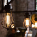 GobekUsa 6W 220V LED Tubular Filament Bulb Gold Tint Dimmable E26 E27 2200K