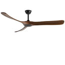 GobekUsa 70" Black American Modern Wooden Blade Ceiling Fan for Indoor Restaurant