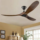 GobekUsa 70" Ceiling Fan Remote Control DC Motor Wood Blades High Quality Design