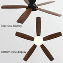 GobekUsa 72" Low Floor Fan Light Chandelier 2023 Living Room Ceiling Fan Strong Winds