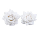 Elegant multi color 7cm rose heads wedding and home decor by Decorbites