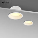GobekUsa 7W/9W/12W LED Downlight: Soft Anti-glare, Waterproof, Aluminium Recessed Ceiling Spot Light
