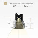 GobekUsa 7W CRI97 LED Downlight: Dimmable, Frameless, Anti-glare Spot Light