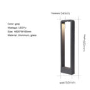 GobekUsa 7W LED Aluminum Garden Bollard Light for Outdoor Landscape Courtyards