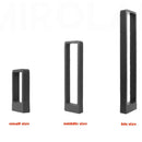 GobekUsa 7W LED Aluminum Garden Bollard Light for Outdoor Landscape Courtyards