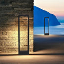 GobekUsa 7W LED Aluminum Garden Bollard Light for Outdoor Landscape Courtyards