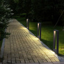 GobekUsa 7W LED Aluminum Garden Bollard Light for Outdoor Landscape Courtyards
