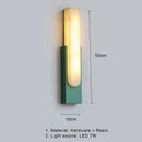 GobekUsa 7W LED Marble Wall Lamp - Modern Nordic Gold Sconces for Stylish Indoor Lighting