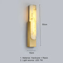 GobekUsa 7W LED Marble Wall Lamp - Modern Nordic Gold Sconces for Stylish Indoor Lighting