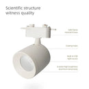 GobekUsa 7W LED Track Light Spotlights: Surface Mounted Aluminum Fixture for Living Room Shop