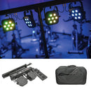 GobekUsa 7X40W RGBW LED Par Kit with Stand - High Quality Professional DJ Equipment