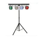 GobekUsa 7X40W RGBW LED Par Kit with Stand - High Quality Professional DJ Equipment