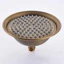 GobekUsa 8" Antique Brass Rainfall Shower Faucet Head for Refreshing Showers