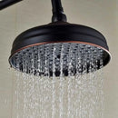 GobekUsa 8" Antique Brass Rainfall Shower Faucet Head for Refreshing Showers